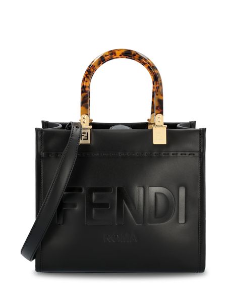 FENDI Stunning Sunshine Small Tote Handbag for Women in White