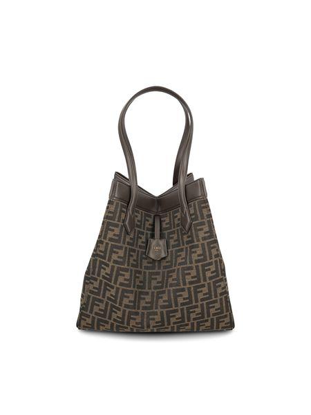 FENDI Origami Tote Handbag in Beige for Women