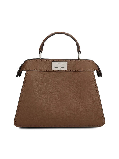 FENDI Mini Peekaboo Shopper Handbag