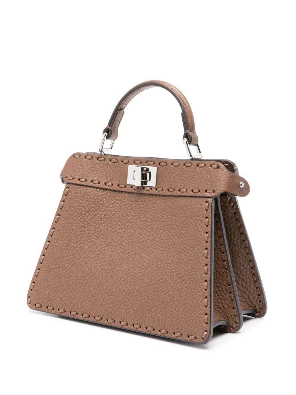 FENDI Mini Leather Handbag with Adjustable Strap