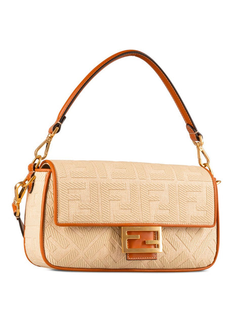 FENDI BAGUETTE DENIM CROSSBODY Handbag