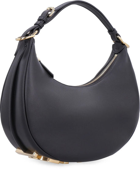 FENDI Chic Neroovi Leather Mini Shoulder Bag for Women, SS24