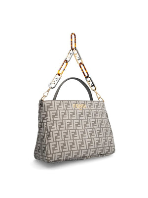 Elegant Fendi Handbag in Anthracite Shades