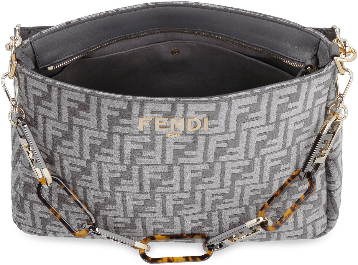 Balo Tay Cầm Fendi O Lock Ciniglia FF/VI Màu Antracite và ASF