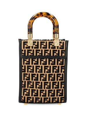 FENDI Mini Sunshine Shopper Handbag