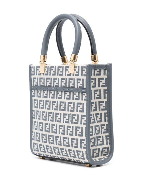 FENDI Classic Tote Handbag with Monogram Print for Women