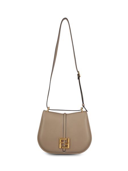 FENDI Luxurious Pink Leather Medium Shoulder Handbag for Women – Elegant Glamour Meets Functionality