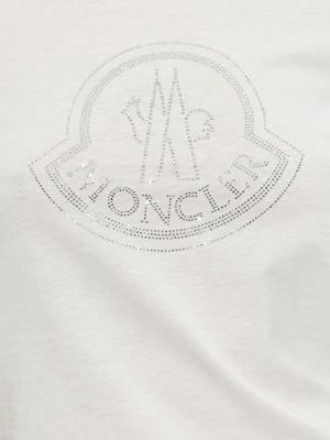 MONCLER Crystal Sparkle Cotton Tee