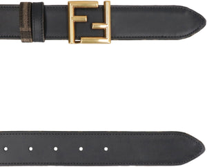 FENDI Reversible Belt for Women in Neutral Tones