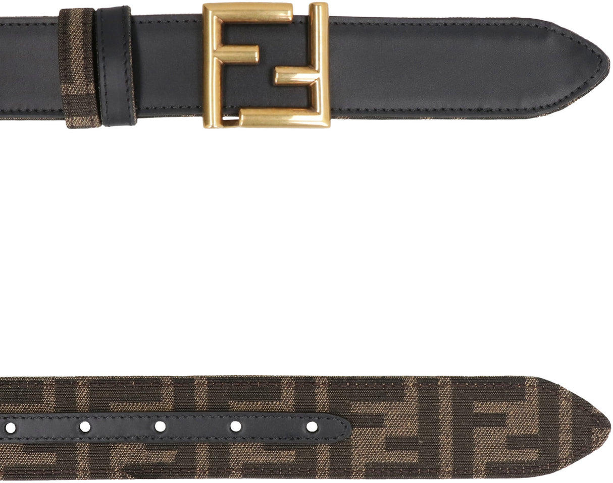 FENDI Reversible Belt for Women in Neutral Tones