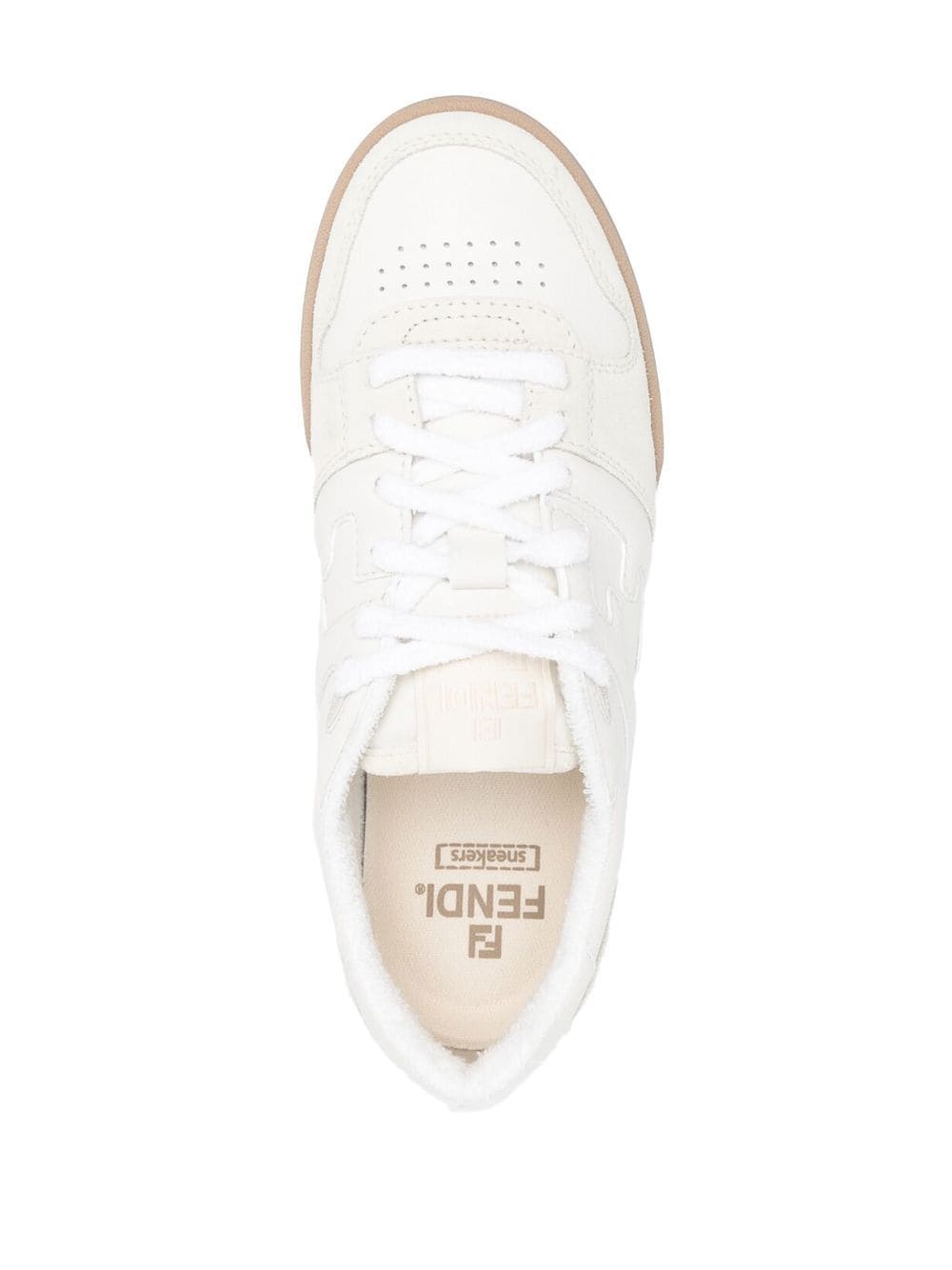 FENDI Leather Panelled Sneakers for Women