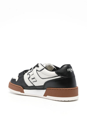 FENDI Match Panelled Leather Sneakers for Women