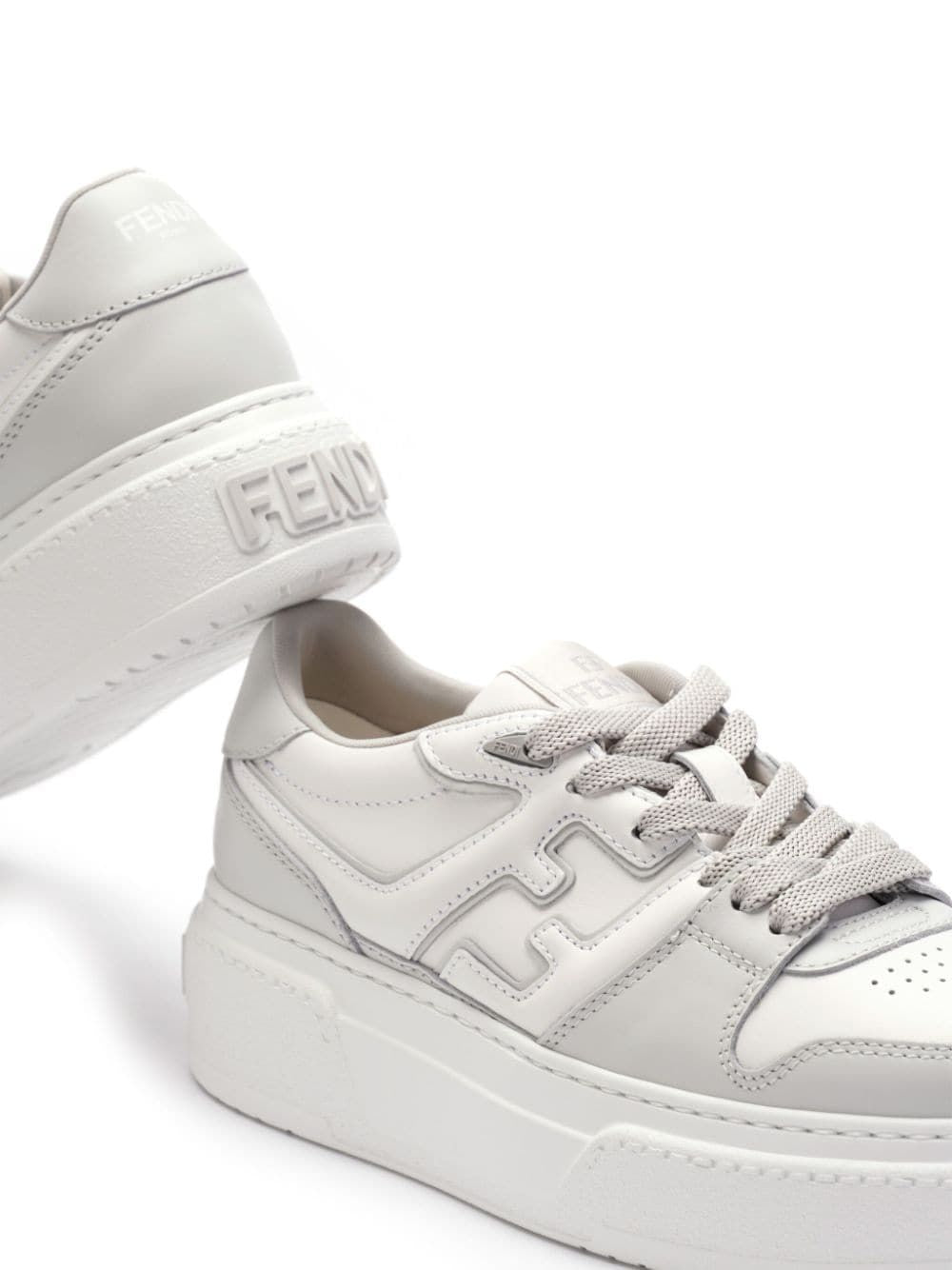 FENDI Match Leather Sneakers for Women