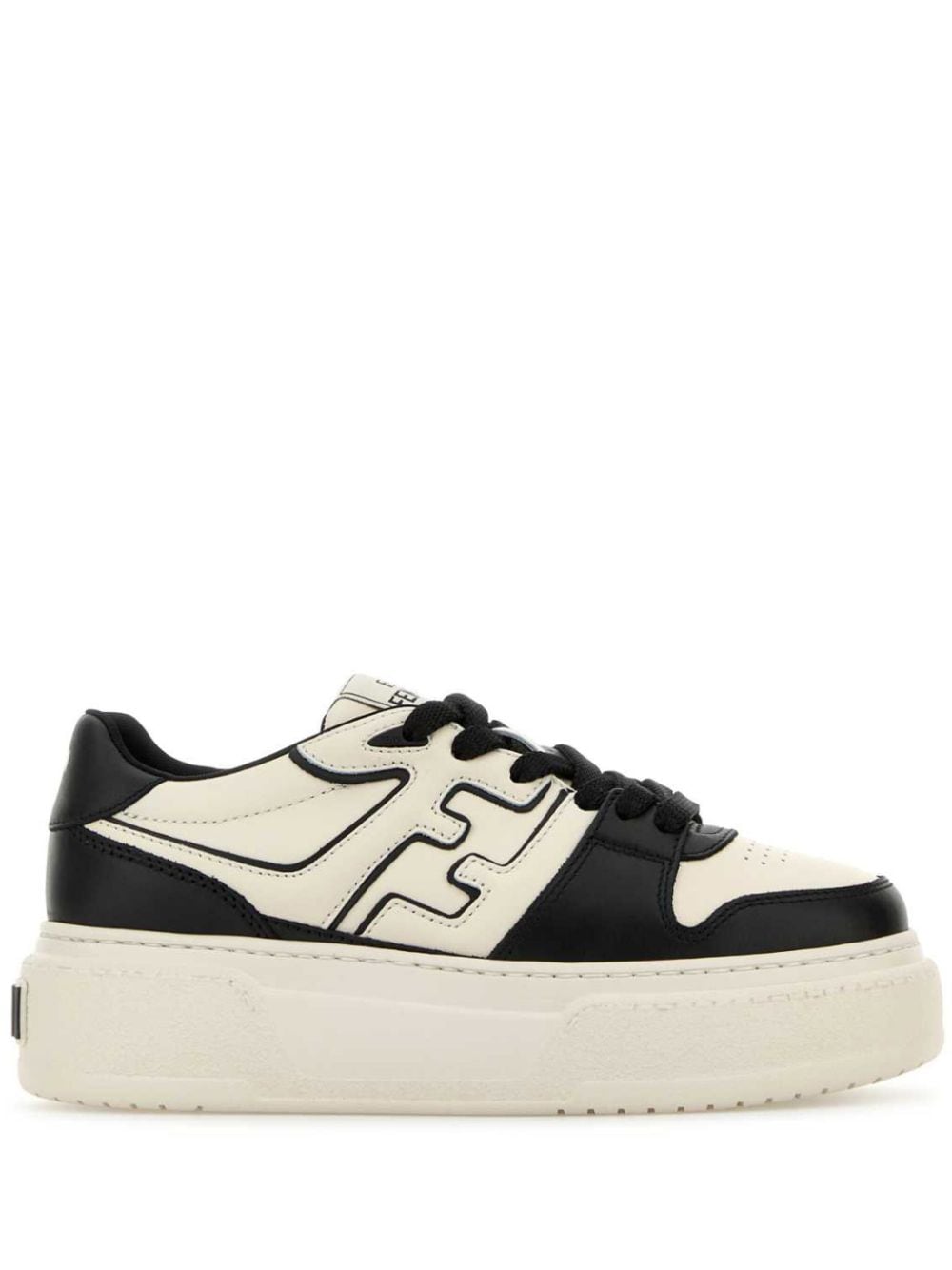 FENDI Panelled Leather Sneakers for Women