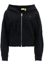 MONCLER 90s Sci-Fi Inspired Relaxed Full Zip Sweatshirt for Women