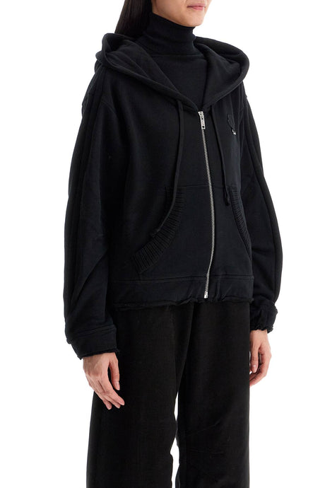 MONCLER 90s Sci-Fi Inspired Relaxed Full Zip Sweatshirt for Women