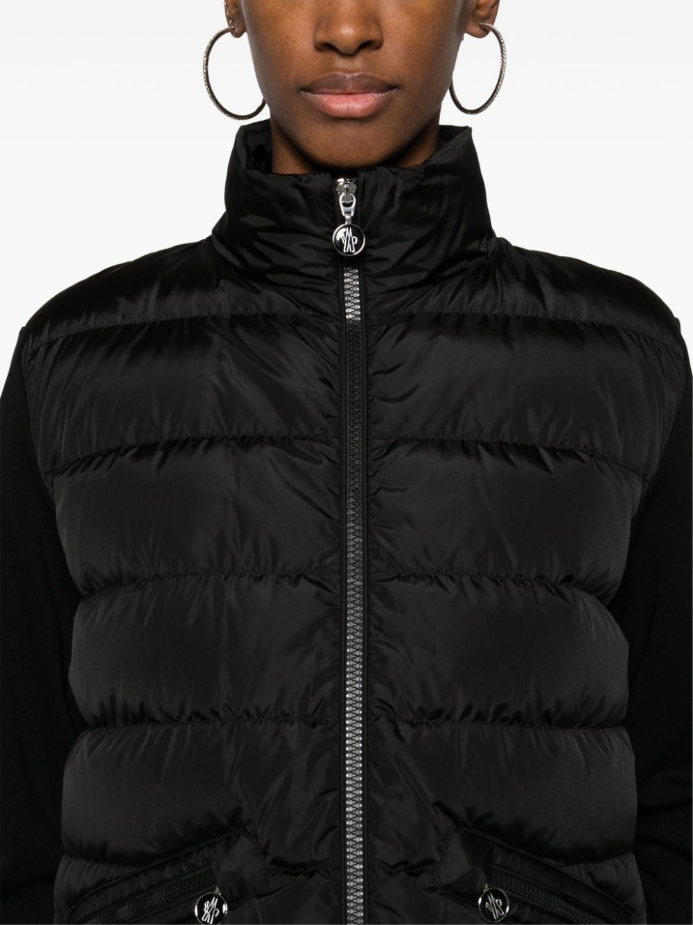 MONCLER Luxury Fitted Zip-Up Cardigan