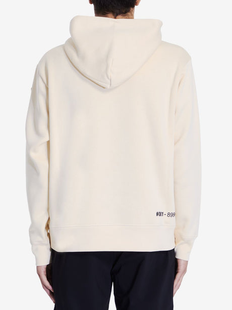 MONCLER GRENOBLE Reflective Logo Sand Hoodie - Regular Fit