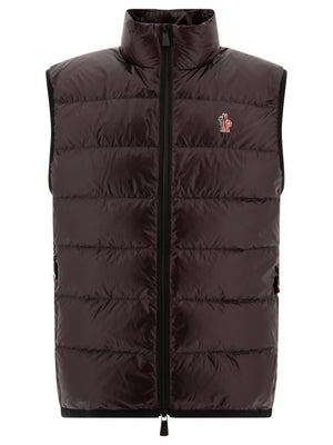 MONCLER GRENOBLE Luxury Bordeaux Down Vest for Men