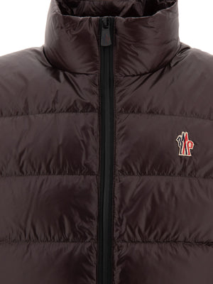 MONCLER GRENOBLE Luxury Bordeaux Down Vest for Men