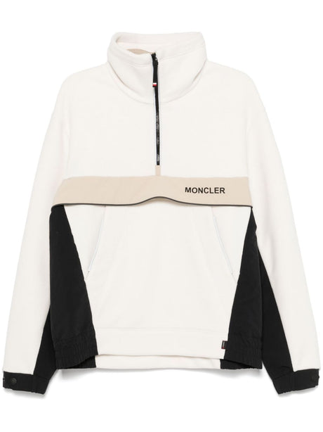 MONCLER Men's Zipped High Neck Comfort Fit Sweatshirt