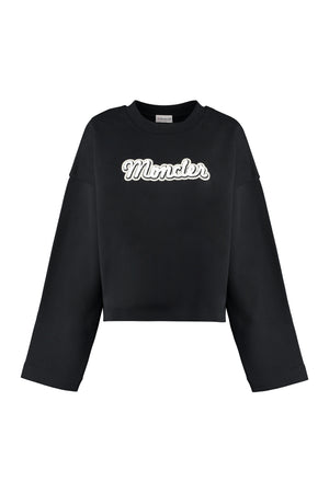 Áo Sweatshirt Cotton Đen cho Nữ - Bộ sưu tập FW23