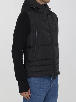 MONCLER GRENOBLE Padded Hooded Cardigan for Men - Regular Fit