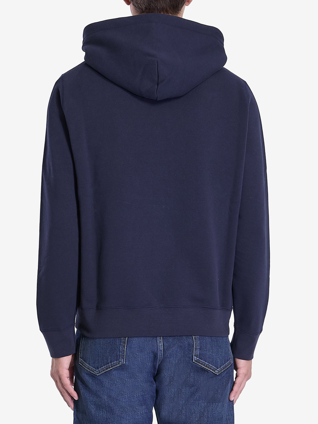 MONCLER Men's Cotton Zip-Up Hoodie with Drawstring Hood - Regular Fit