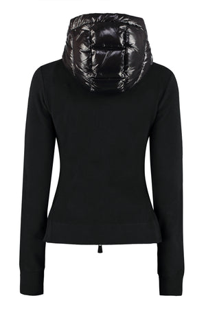 MONCLER GRENOBLE Padded Fleece Jacket with Hood for Women