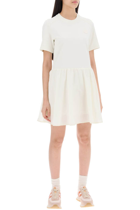 MONCLER Two-Tone Flared Mini Dress for Women - SS24 Collection