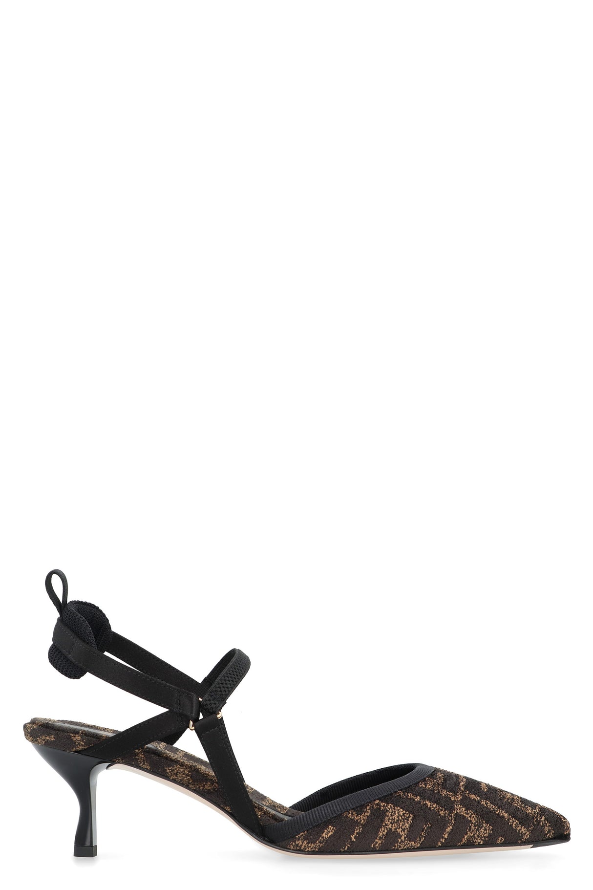 FENDI Pointed-Toe Stiletto Slingback Pumps