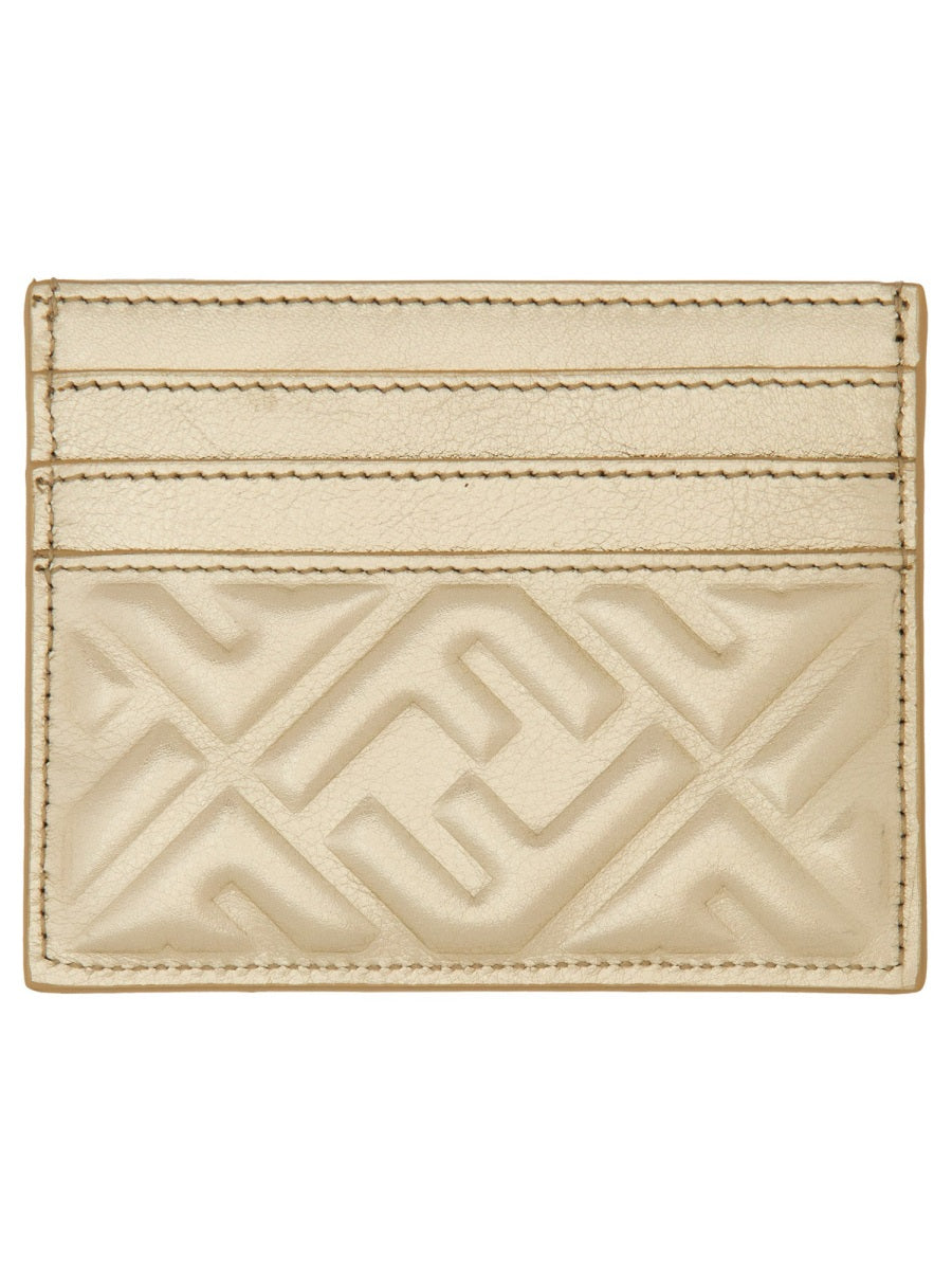 FENDI Mini Leather Card Holder Wallet