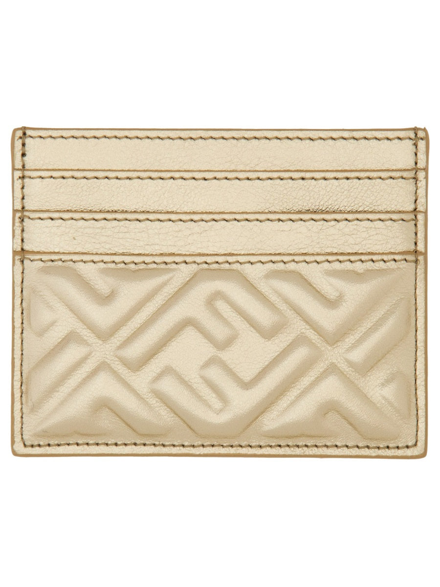 FENDI Mini Leather Card Holder Wallet