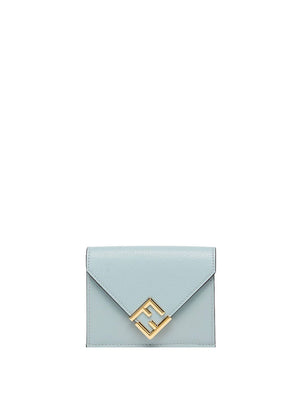 FENDI Mini Diamond-Pattern Portfolio Wallet