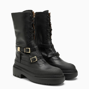 FENDI Stylish Black Biker Boot for Women