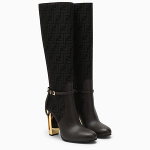 FENDI Luxurious Brown High Boots for the Modern Woman