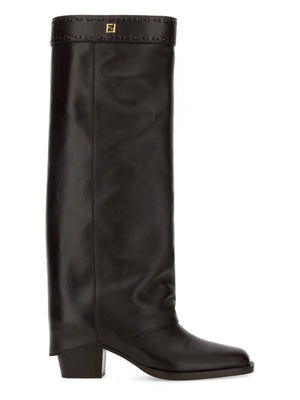 FENDI Elegant Leather Show Boot for Women