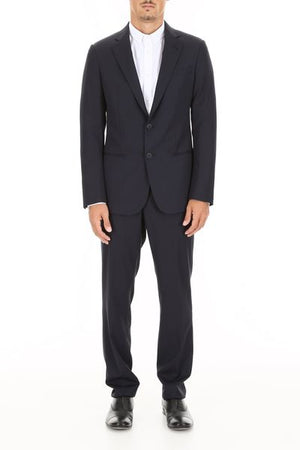 GIORGIO ARMANI Elevate Your Look with this Charcoal Grey Two-Piece Suit for Men