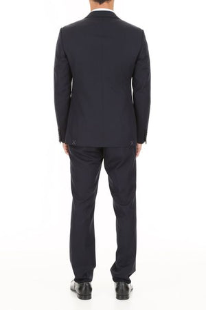 GIORGIO ARMANI Elevate Your Look with this Charcoal Grey Two-Piece Suit for Men