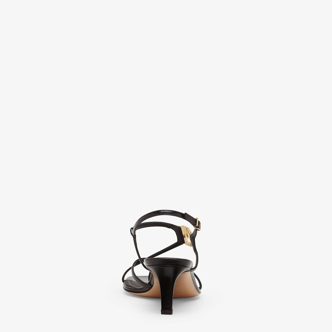 FENDI Black Leather Sandals - Perfect for SS24