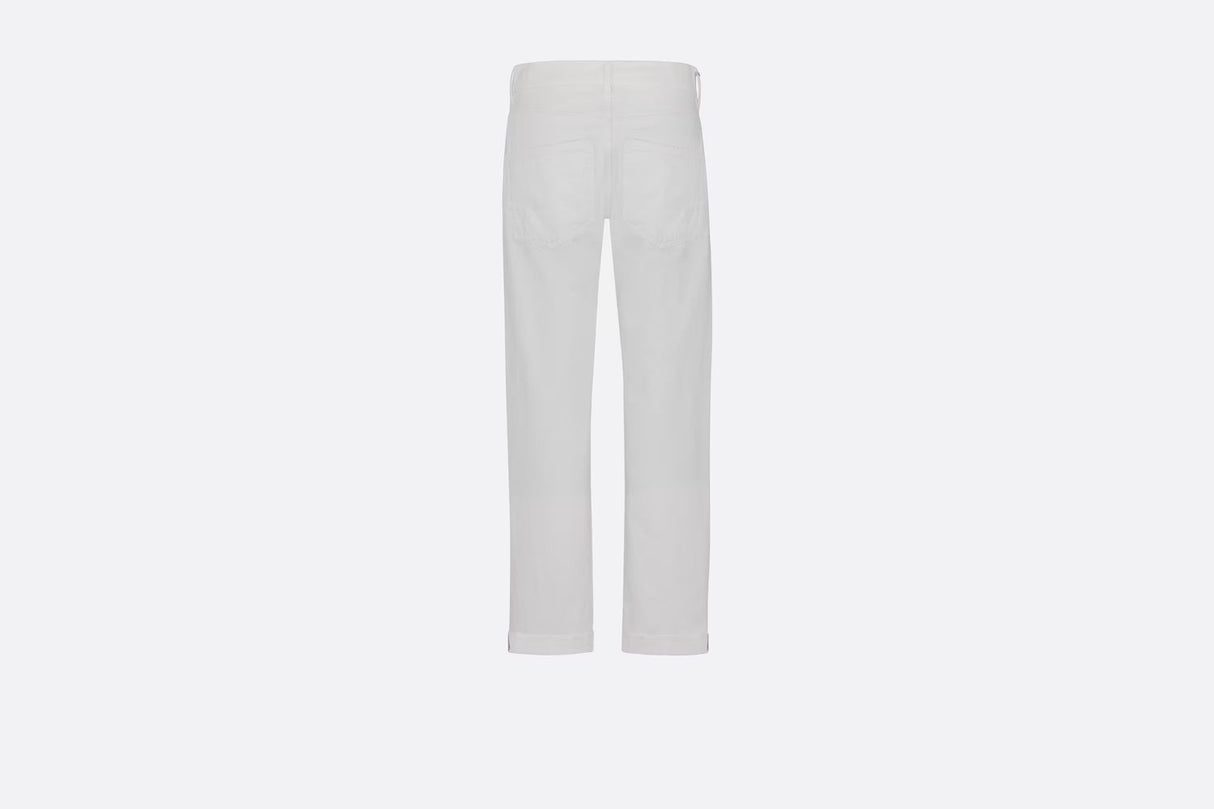 DIOR White Boyfriend Jeans for Women - SS24 Collection