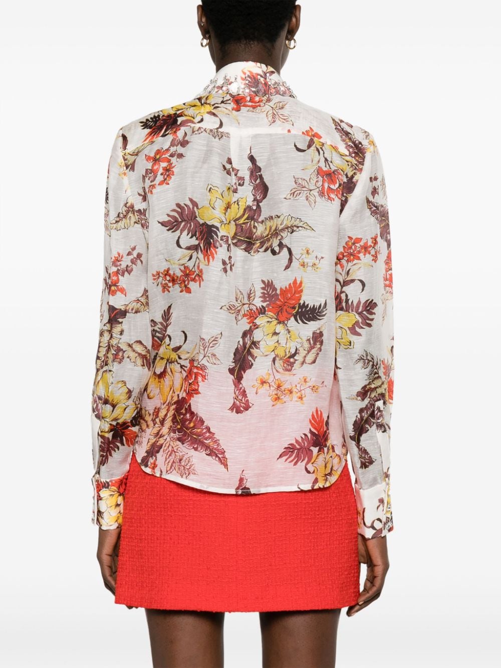 ZIMMERMANN Floral Print Shirt for Women - SS24 Collection