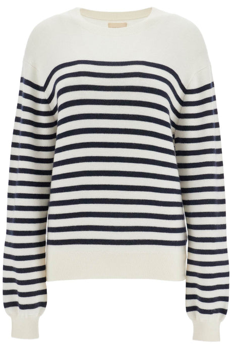 KHAITE Striped Merino Wool Sweater - Women’s Loose Fit