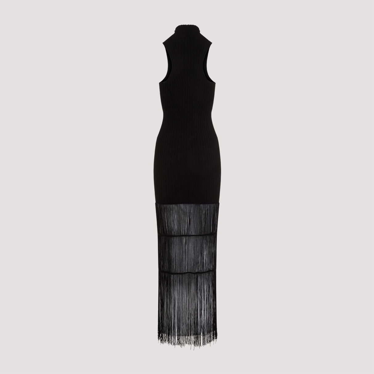 KHAITE Black Midi Dress for Women - SS24 Collection