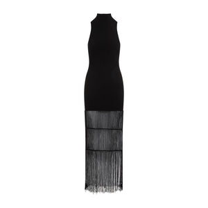 KHAITE Black Midi Dress for Women - SS24 Collection
