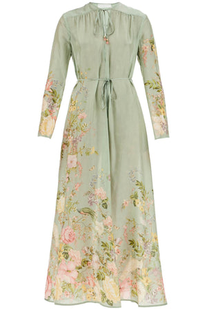 ZIMMERMANN Elegant Long Charmeuse Silk Maxi Dress