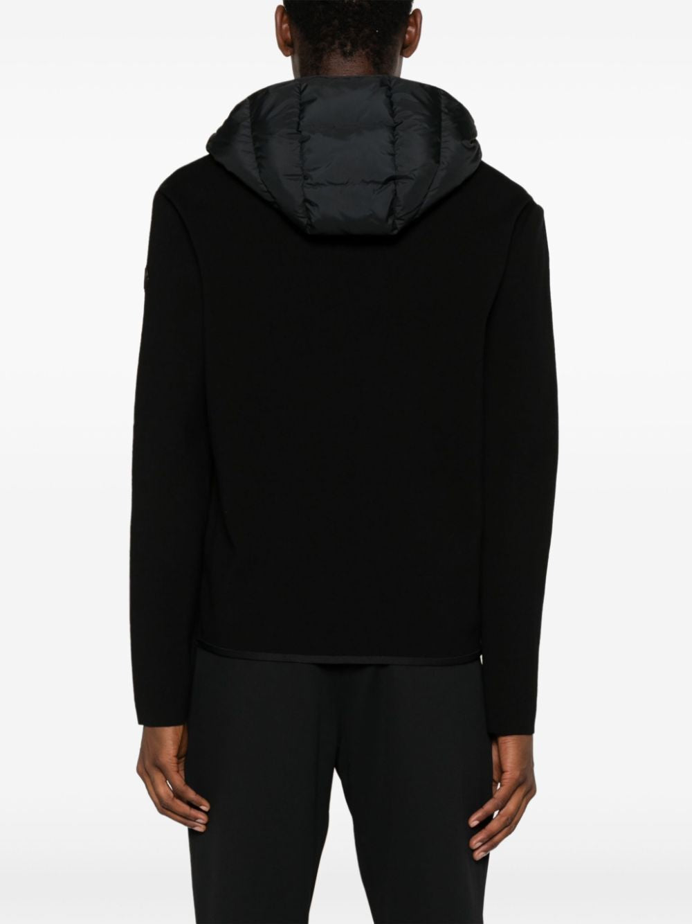 MONCLER Hooded Padded Wool-Blend Cardigan