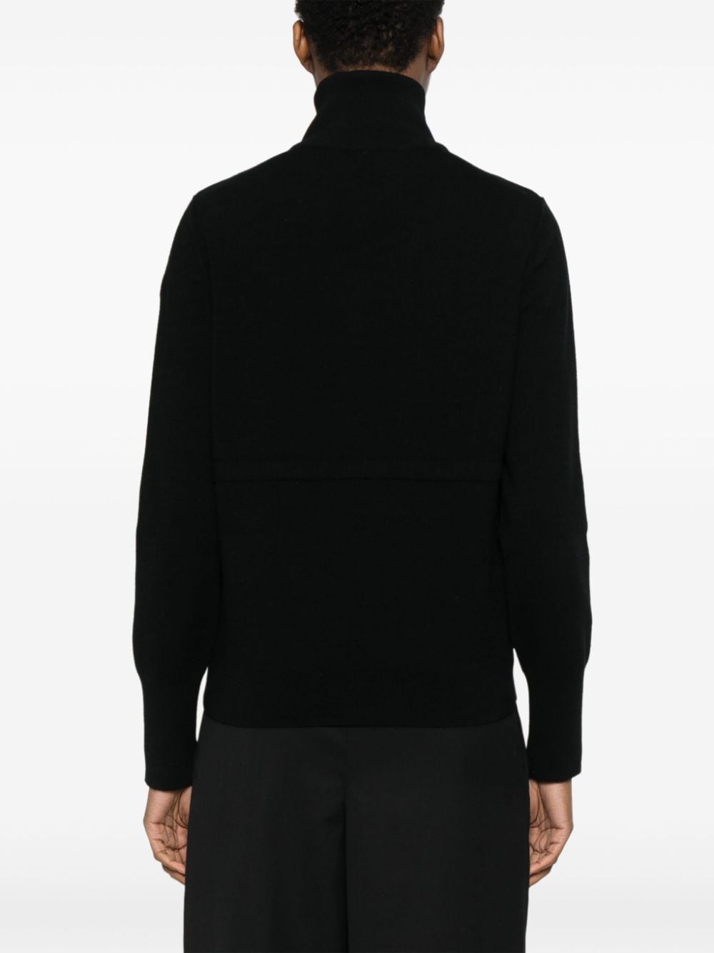 MONCLER Padded Cardigan for Women - High Neck Design