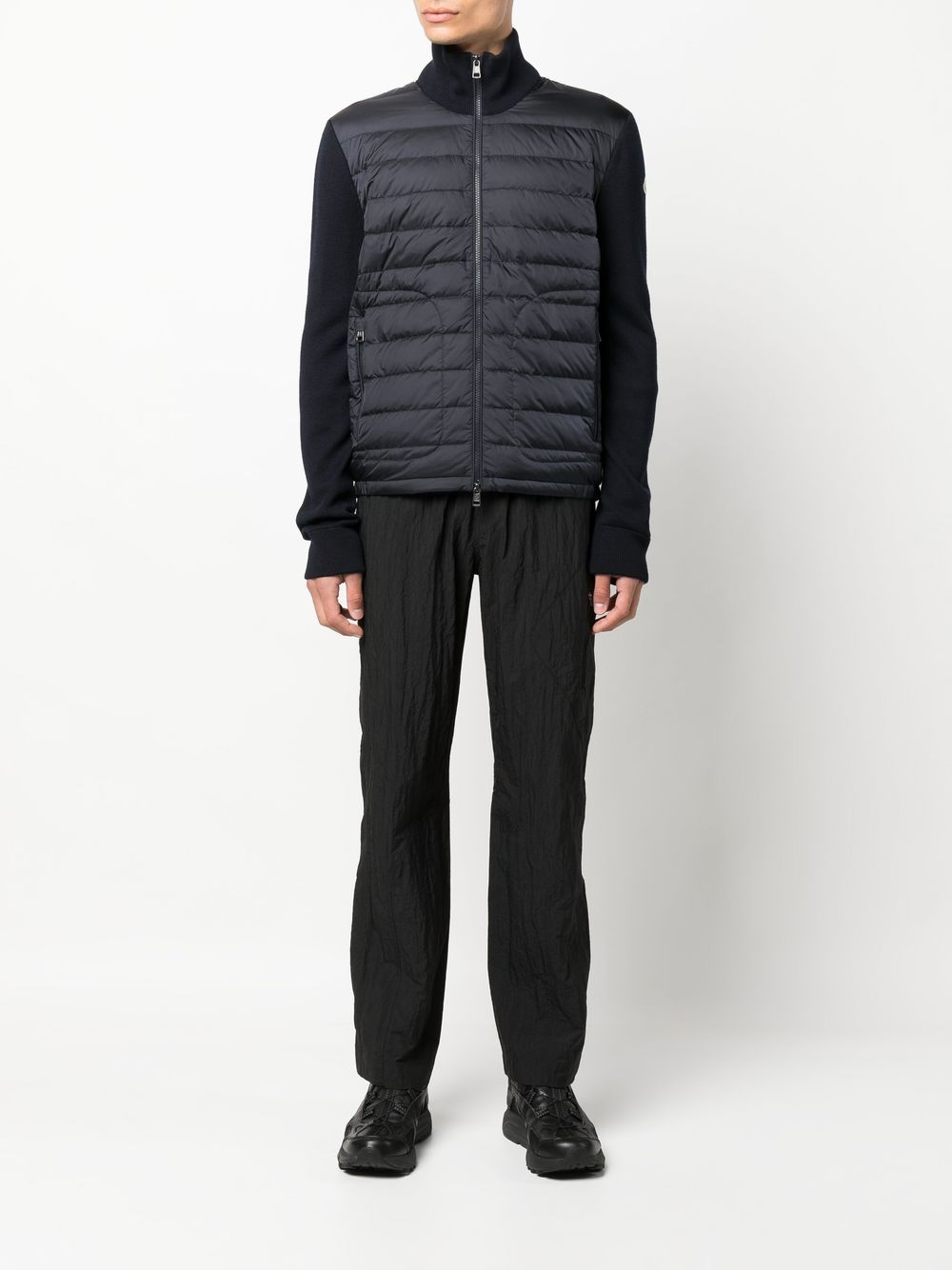 MONCLER QUILTED PADDED ZIPPED CARDIGAN