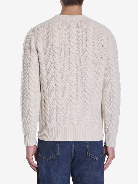 MONCLER Men's Regular Fit Wool and Cashmere Jumper